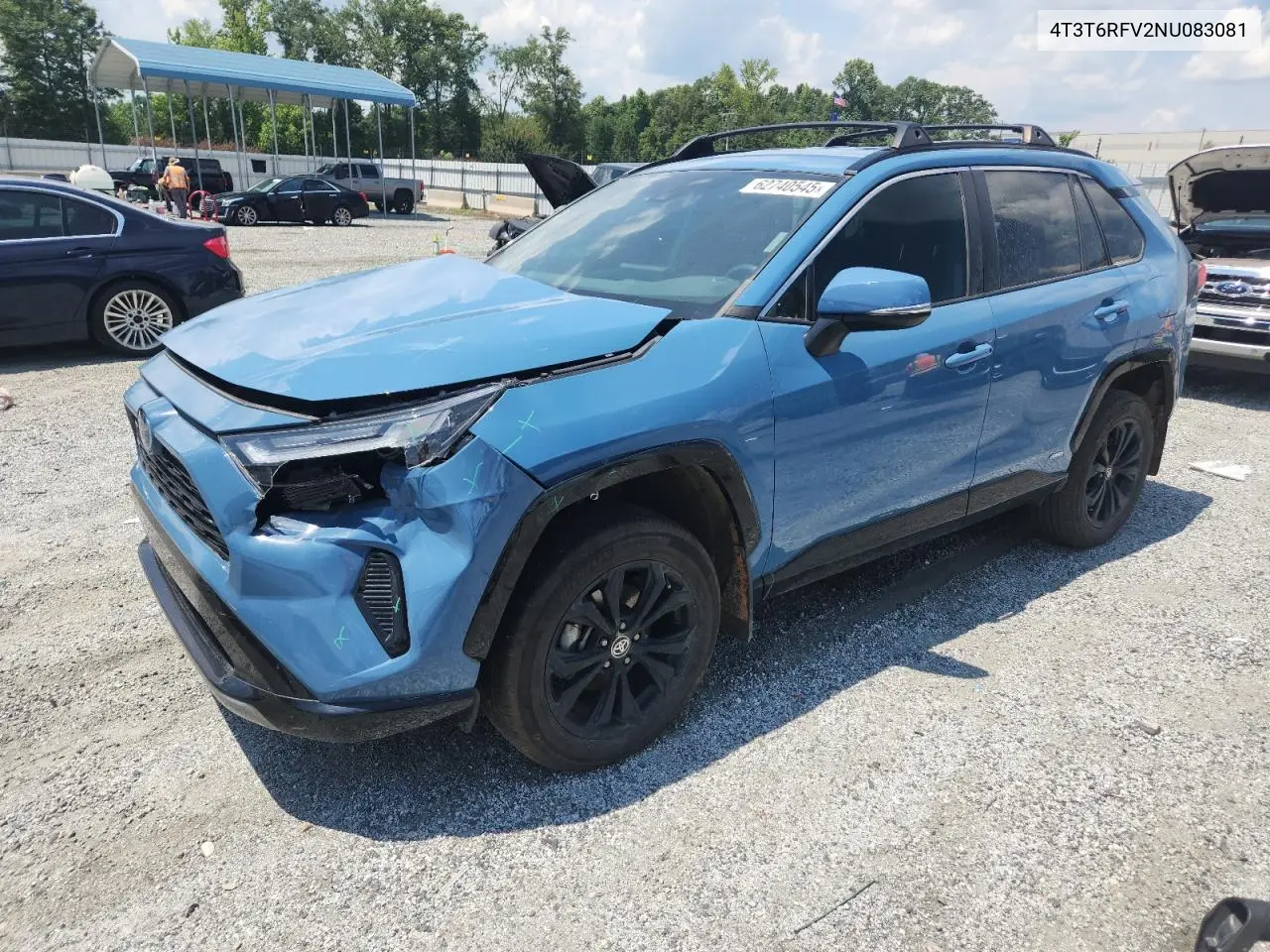 2022 Toyota Rav4 Se VIN: 4T3T6RFV2NU083081 Lot: 62740545