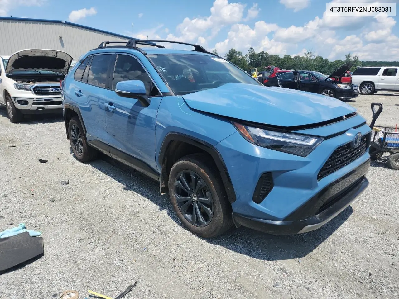 2022 Toyota Rav4 Se VIN: 4T3T6RFV2NU083081 Lot: 62740545