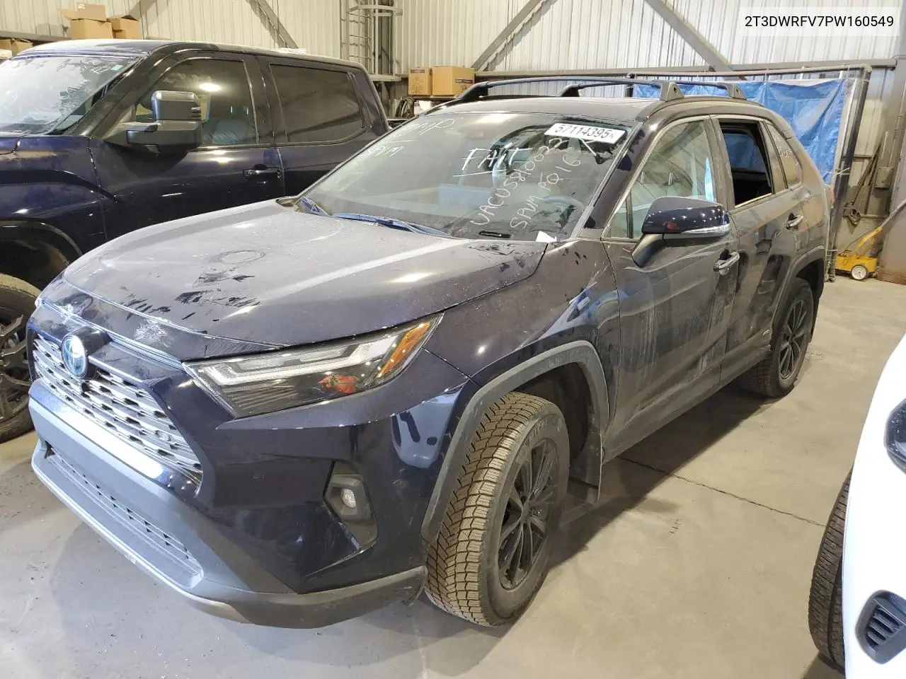 2023 Toyota Rav4 Limited VIN: 2T3DWRFV7PW160549 Lot: 57114395