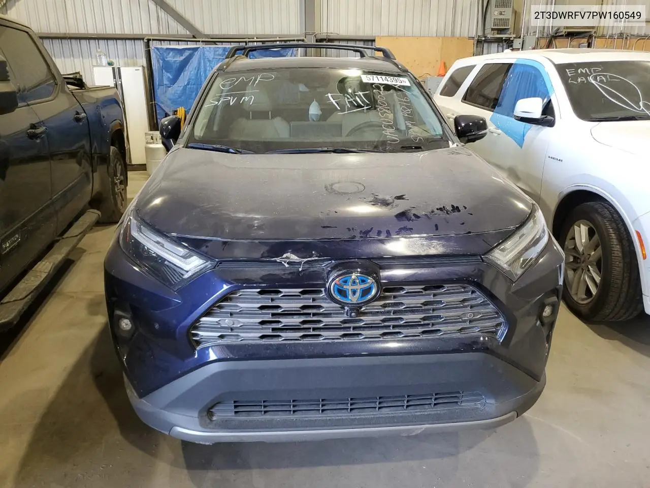 2023 Toyota Rav4 Limited VIN: 2T3DWRFV7PW160549 Lot: 57114395