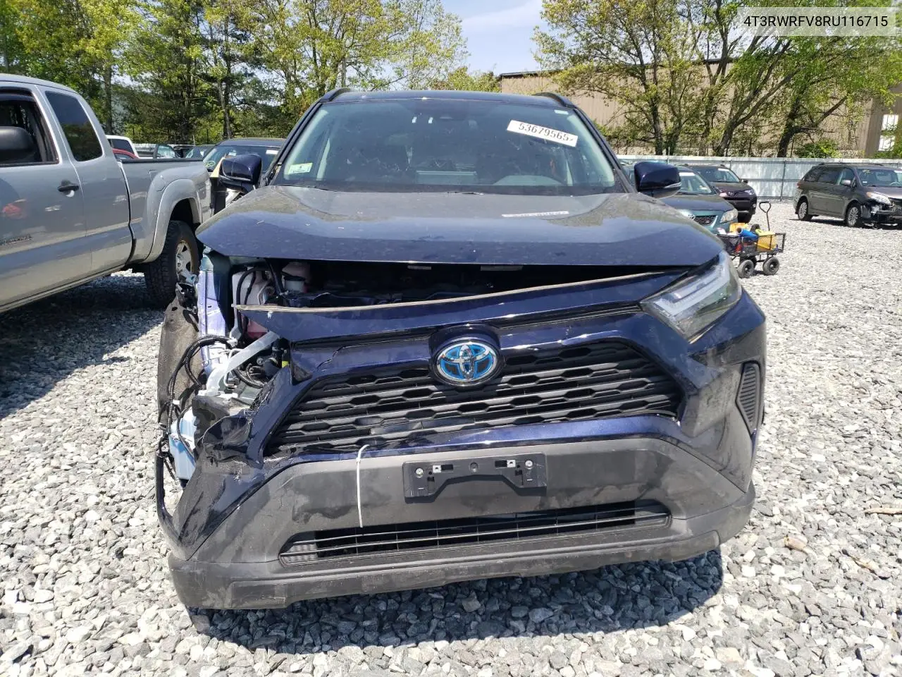 2024 Toyota Rav4 Xle VIN: 4T3RWRFV8RU116715 Lot: 53679565