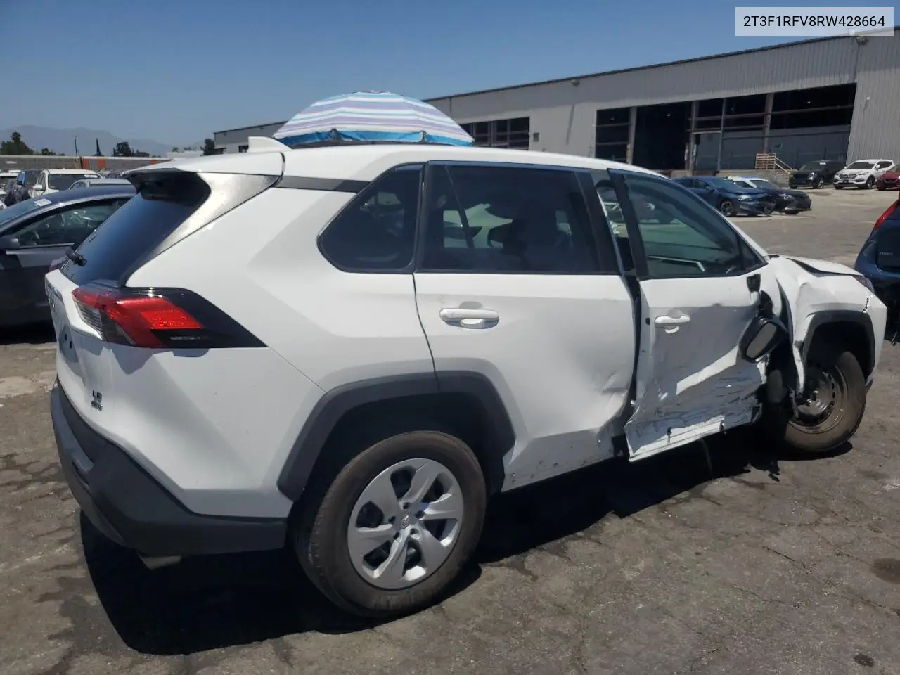 2024 Toyota Rav4 Le VIN: 2T3F1RFV8RW428664 Lot: 61762895