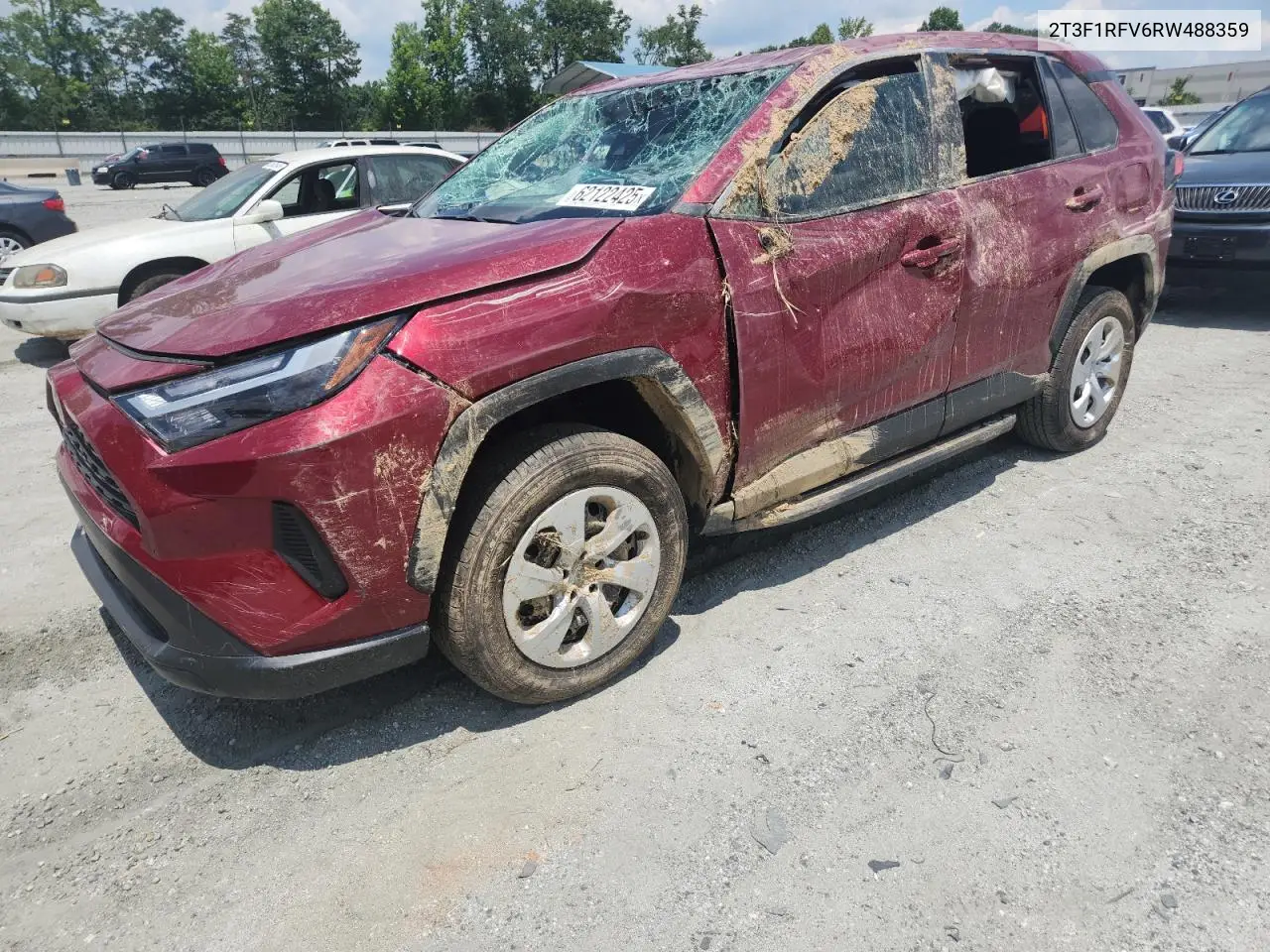 2024 Toyota Rav4 Le VIN: 2T3F1RFV6RW488359 Lot: 62122425