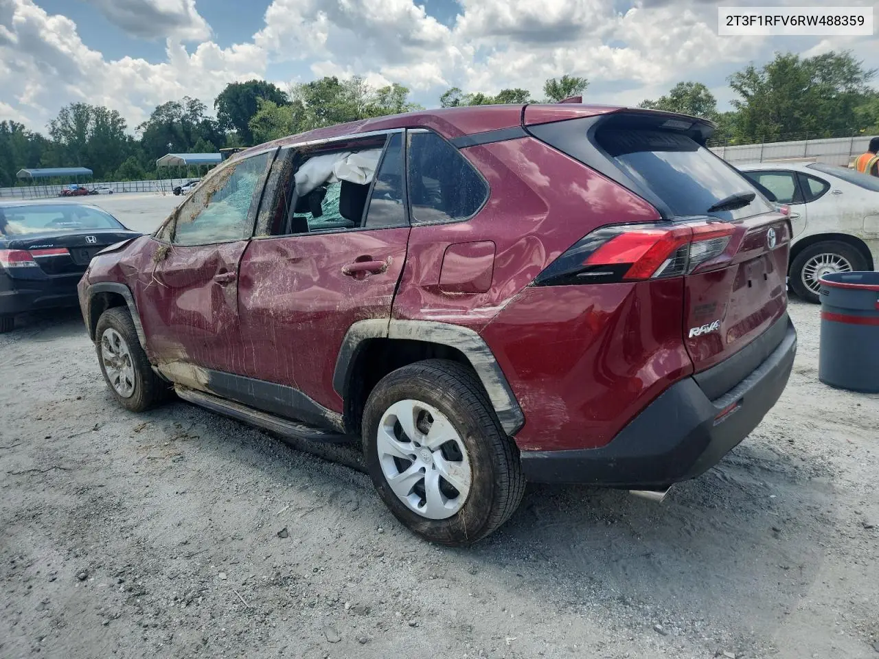 2024 Toyota Rav4 Le VIN: 2T3F1RFV6RW488359 Lot: 62122425