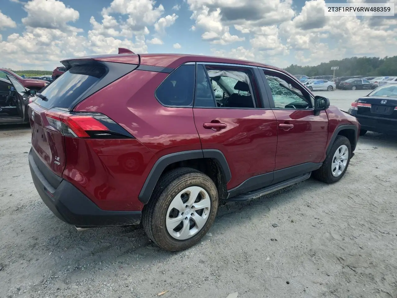 2024 Toyota Rav4 Le VIN: 2T3F1RFV6RW488359 Lot: 62122425
