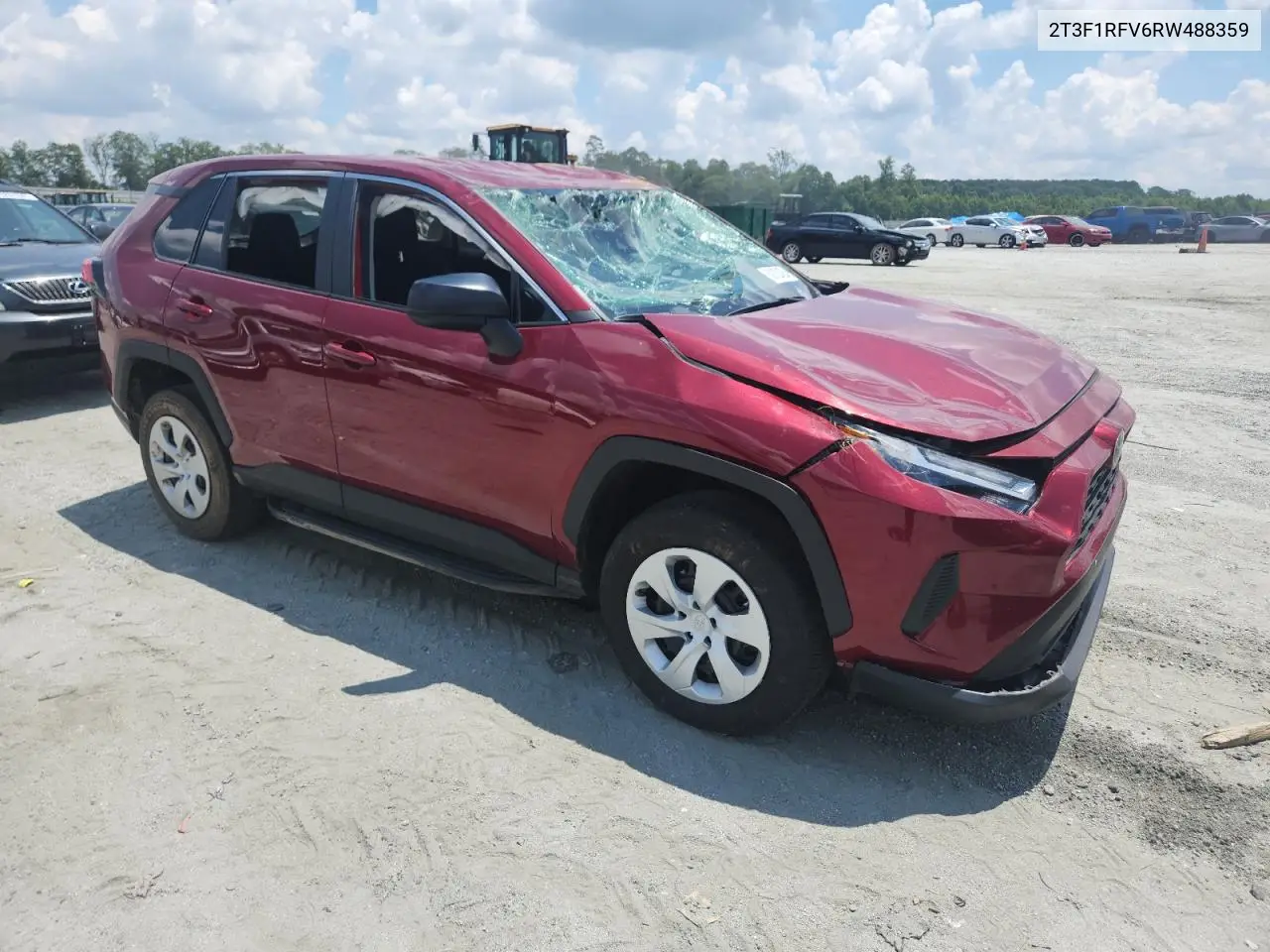 2024 Toyota Rav4 Le VIN: 2T3F1RFV6RW488359 Lot: 62122425