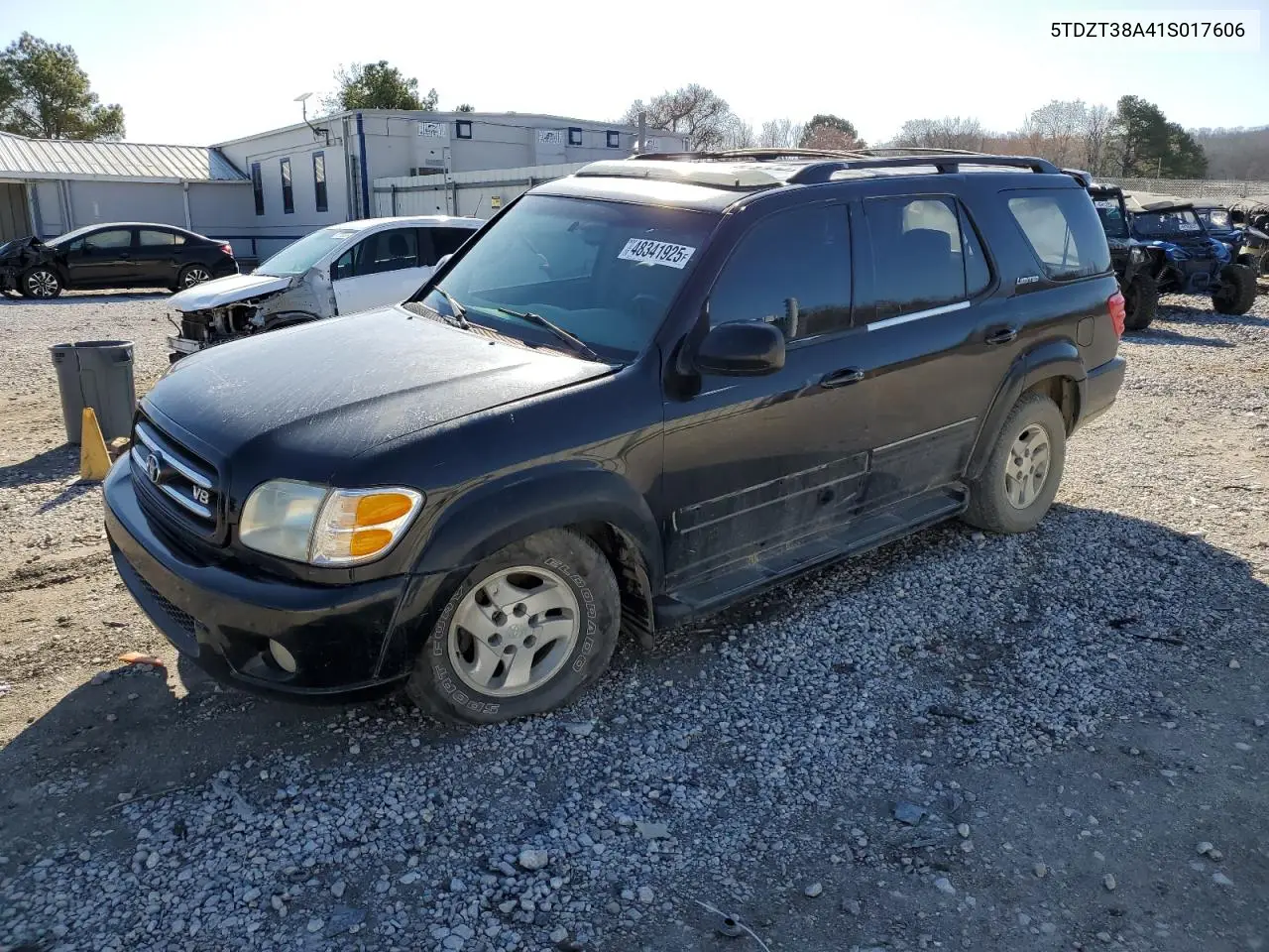 2001 Toyota Sequoia Limited VIN: 5TDZT38A41S017606 Lot: 48341925