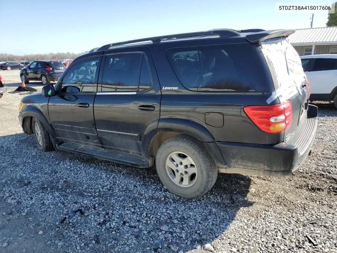 2001 Toyota Sequoia Limited VIN: 5TDZT38A41S017606 Lot: 48341925
