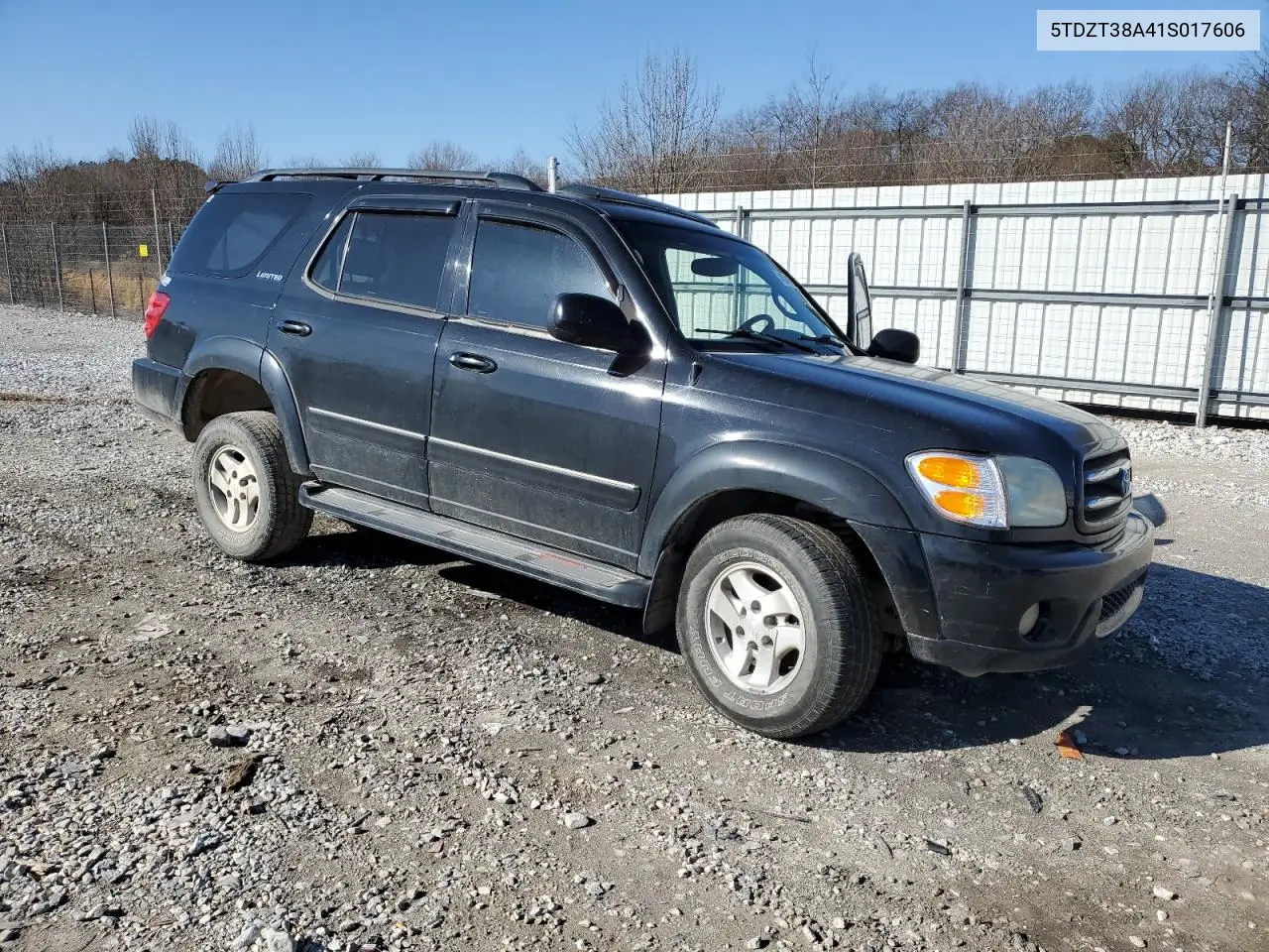 2001 Toyota Sequoia Limited VIN: 5TDZT38A41S017606 Lot: 48341925