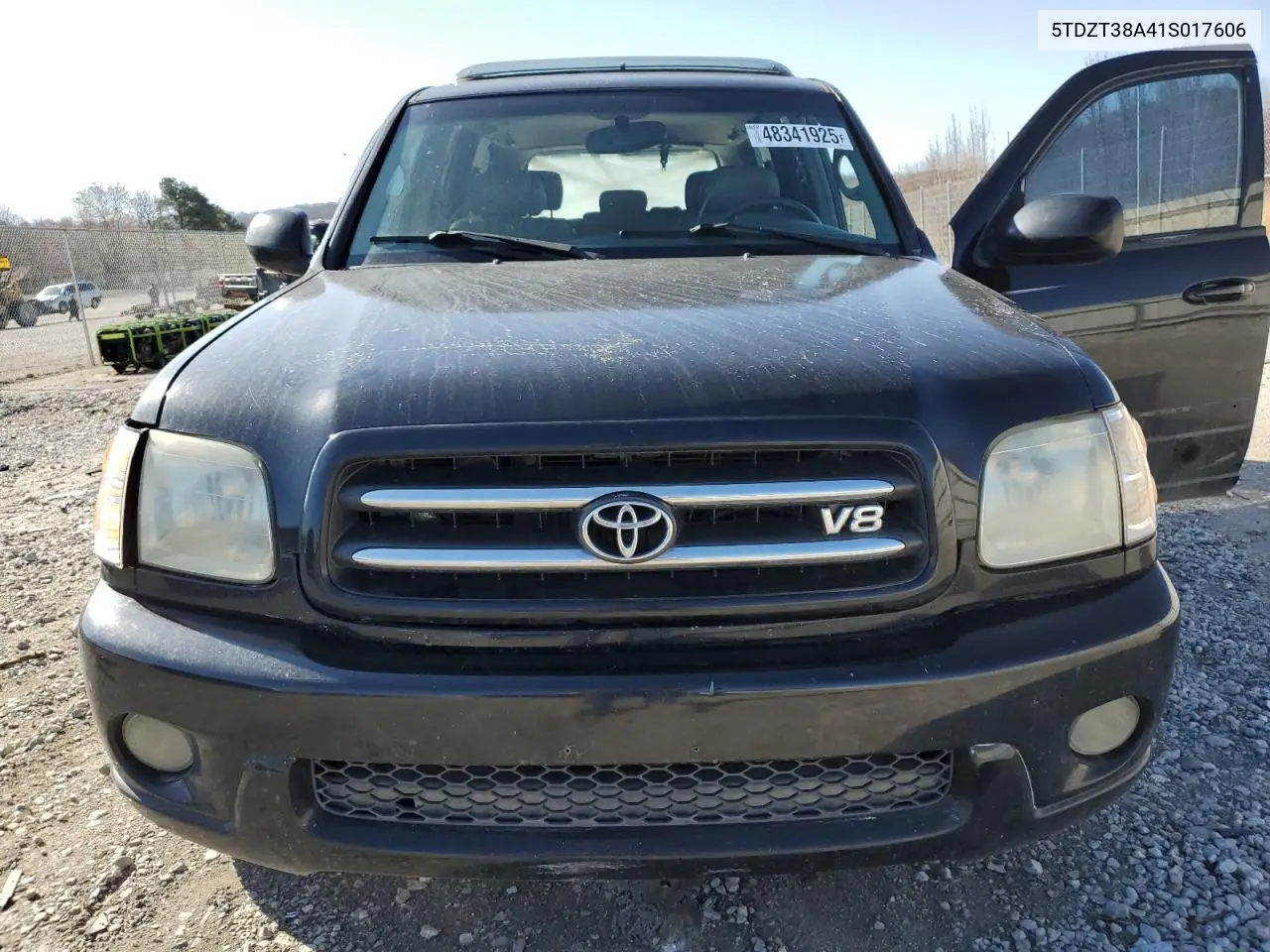 2001 Toyota Sequoia Limited VIN: 5TDZT38A41S017606 Lot: 48341925