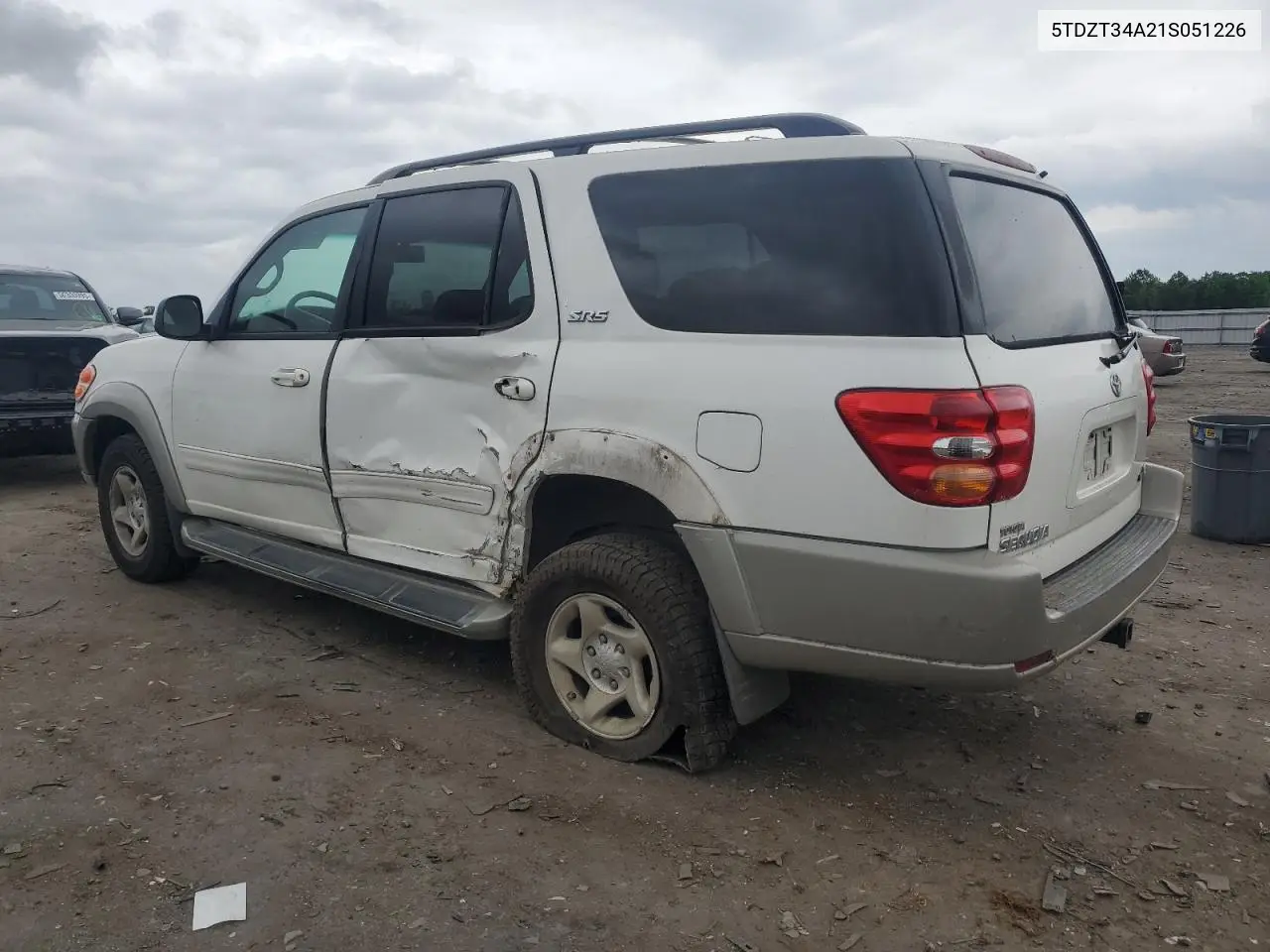 2001 Toyota Sequoia Sr5 VIN: 5TDZT34A21S051226 Lot: 56138335