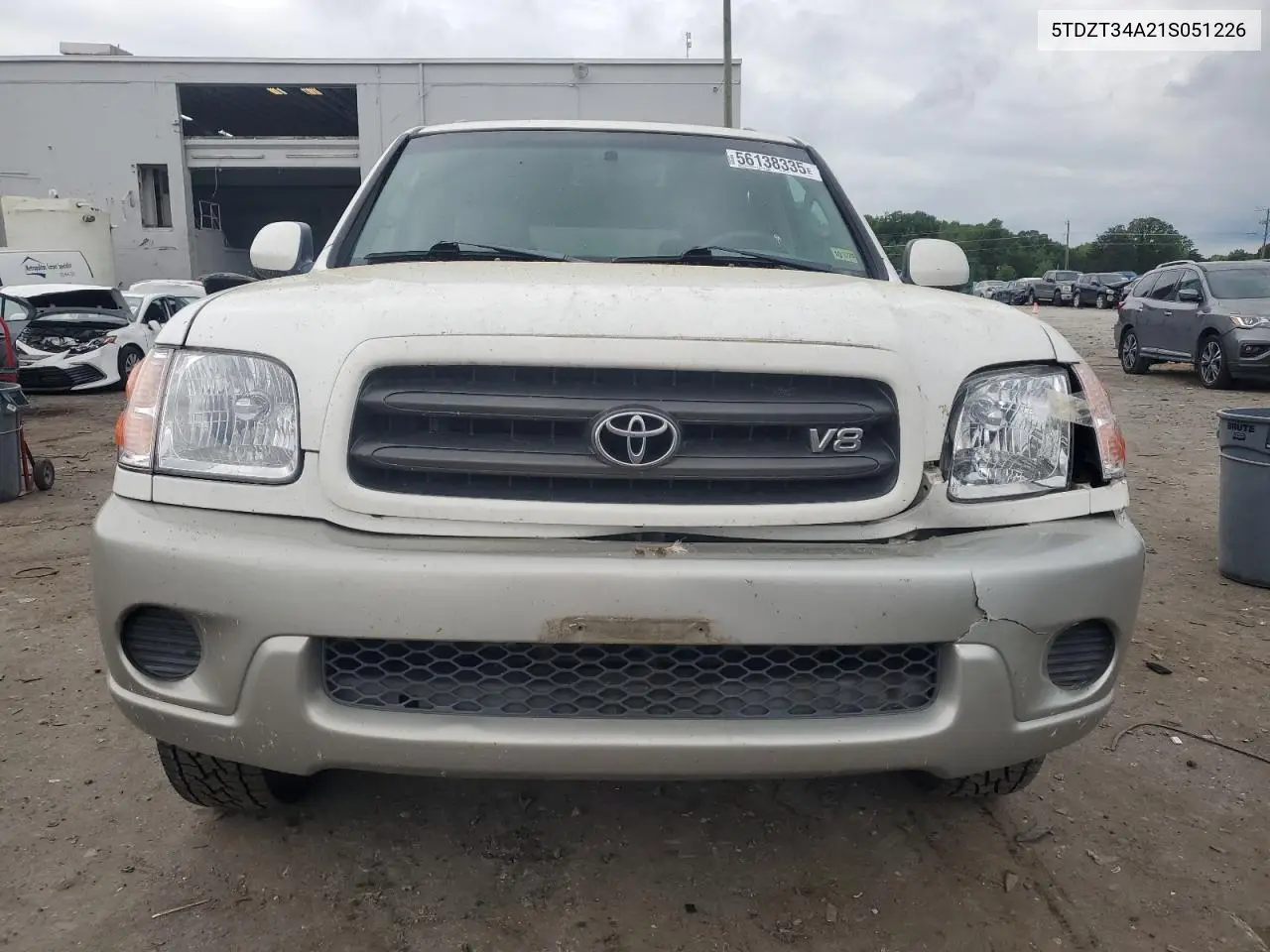 2001 Toyota Sequoia Sr5 VIN: 5TDZT34A21S051226 Lot: 56138335