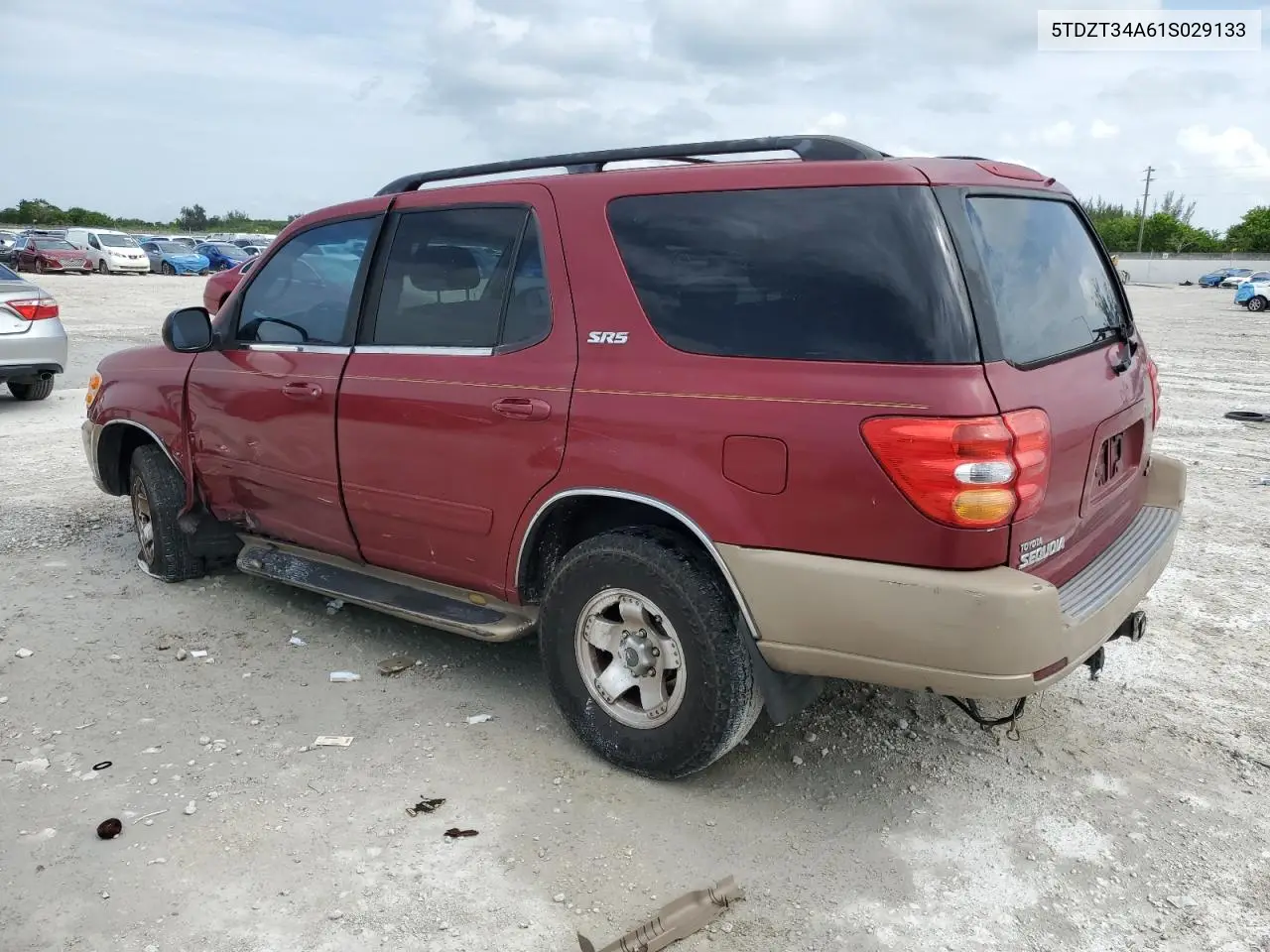 2001 Toyota Sequoia Sr5 VIN: 5TDZT34A61S029133 Lot: 62754255