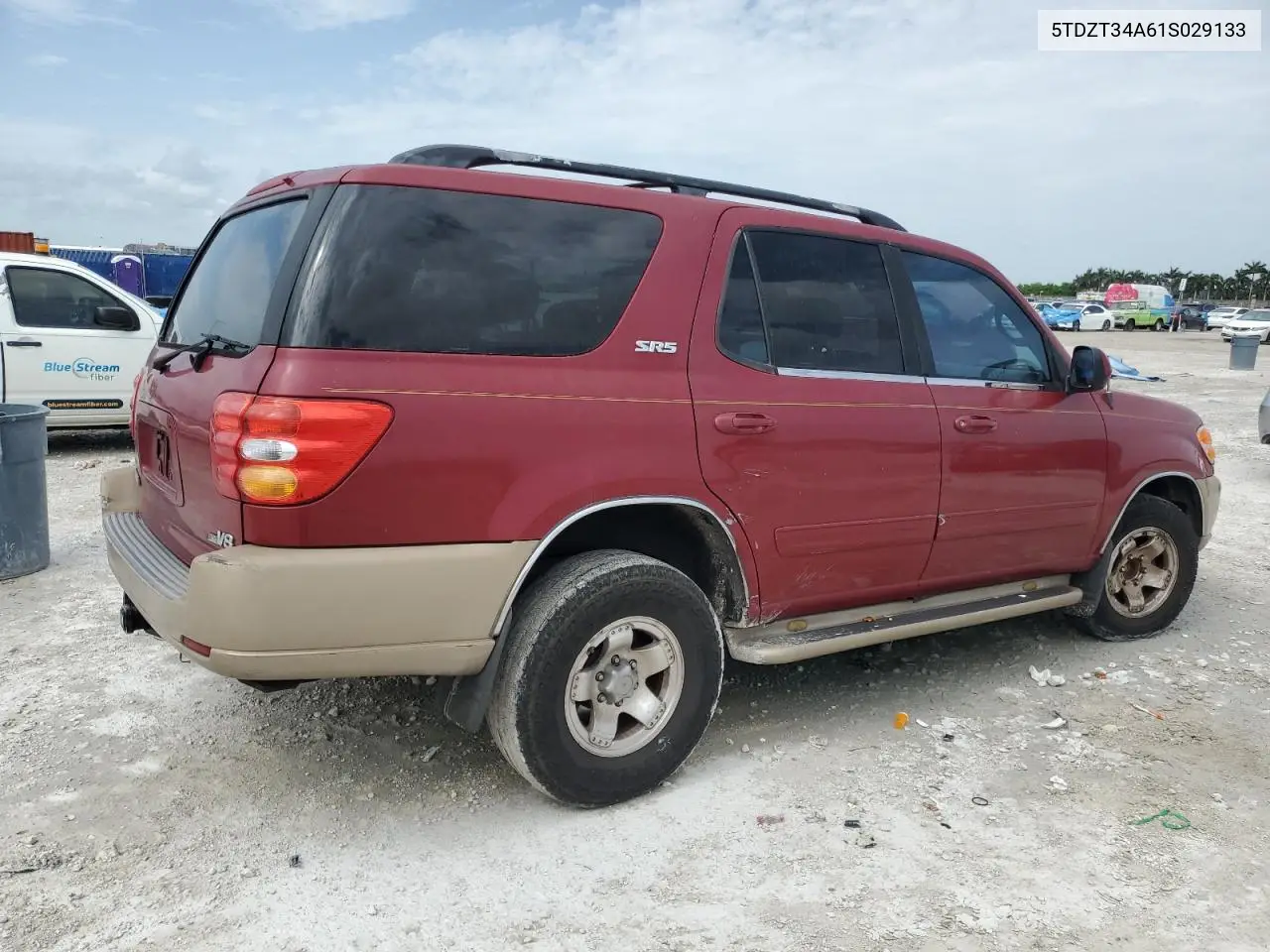 2001 Toyota Sequoia Sr5 VIN: 5TDZT34A61S029133 Lot: 62754255