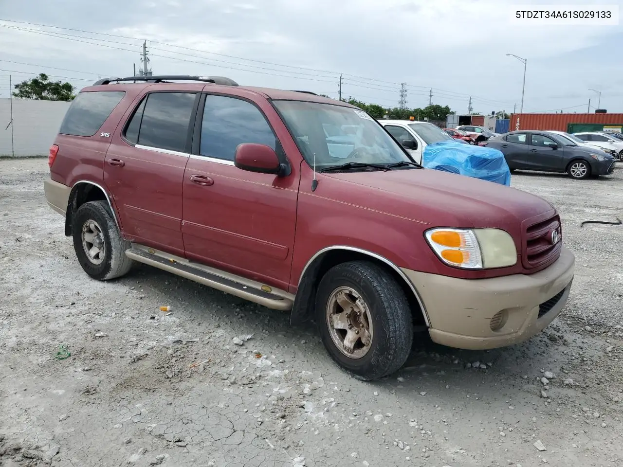 2001 Toyota Sequoia Sr5 VIN: 5TDZT34A61S029133 Lot: 62754255