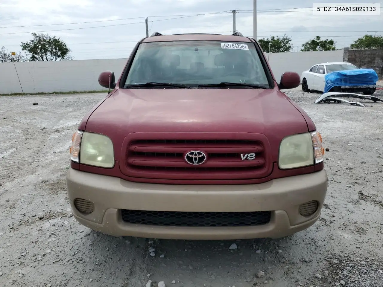2001 Toyota Sequoia Sr5 VIN: 5TDZT34A61S029133 Lot: 62754255