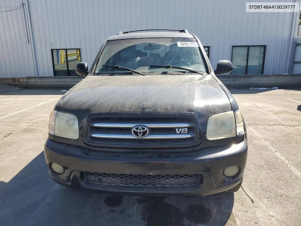 2001 Toyota Sequoia Limited VIN: 5TDBT48A41S029777 Lot: 62961795