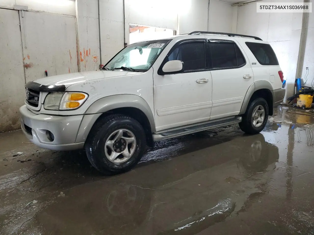 2001 Toyota Sequoia Sr5 VIN: 5TDZT34AX1S036988 Lot: 88123775