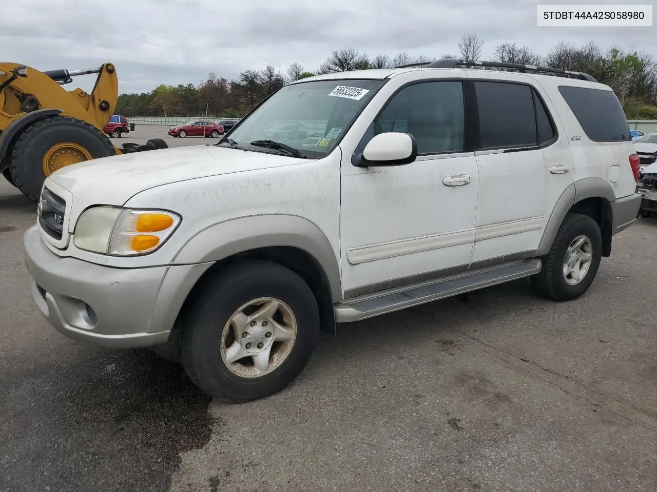 2002 Toyota Sequoia Sr5 VIN: 5TDBT44A42S058980 Lot: 56632225