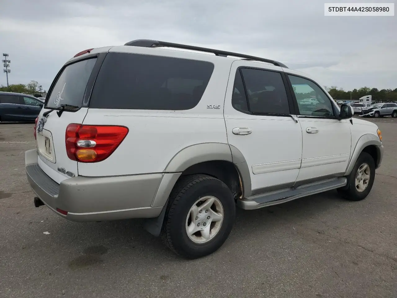 2002 Toyota Sequoia Sr5 VIN: 5TDBT44A42S058980 Lot: 56632225