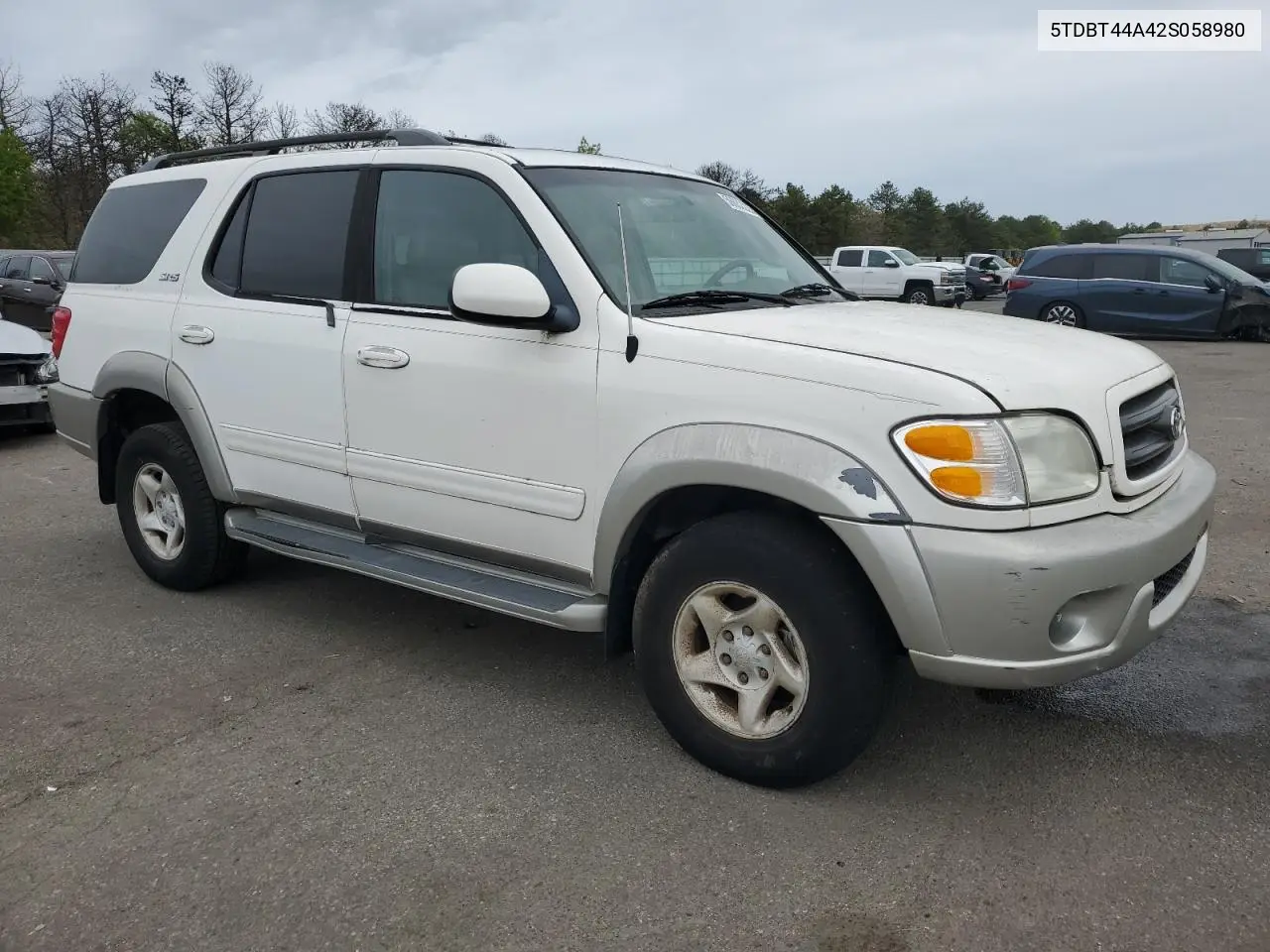 2002 Toyota Sequoia Sr5 VIN: 5TDBT44A42S058980 Lot: 56632225
