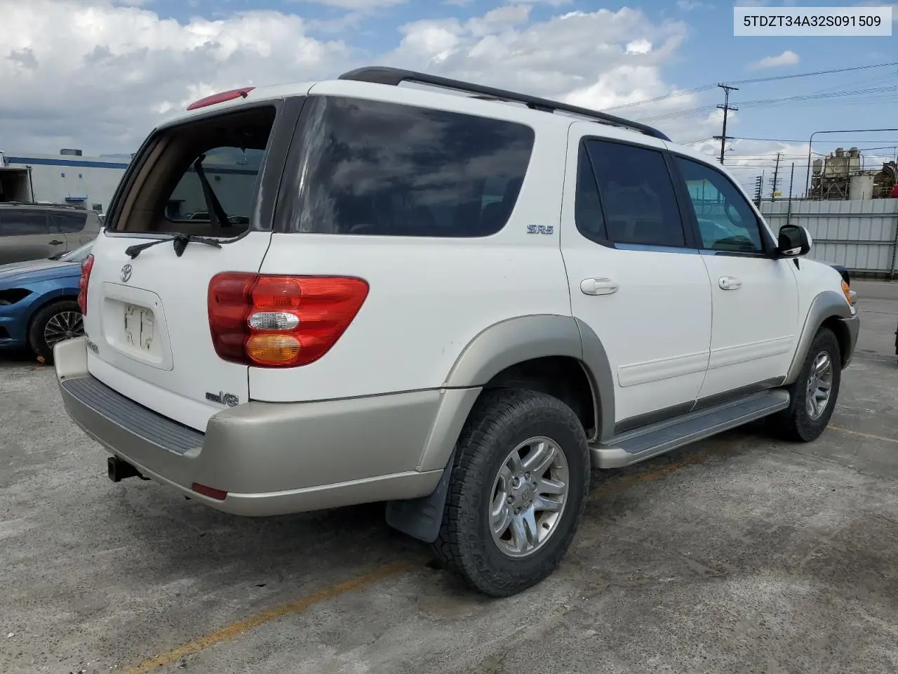 2002 Toyota Sequoia Sr5 VIN: 5TDZT34A32S091509 Lot: 56633655
