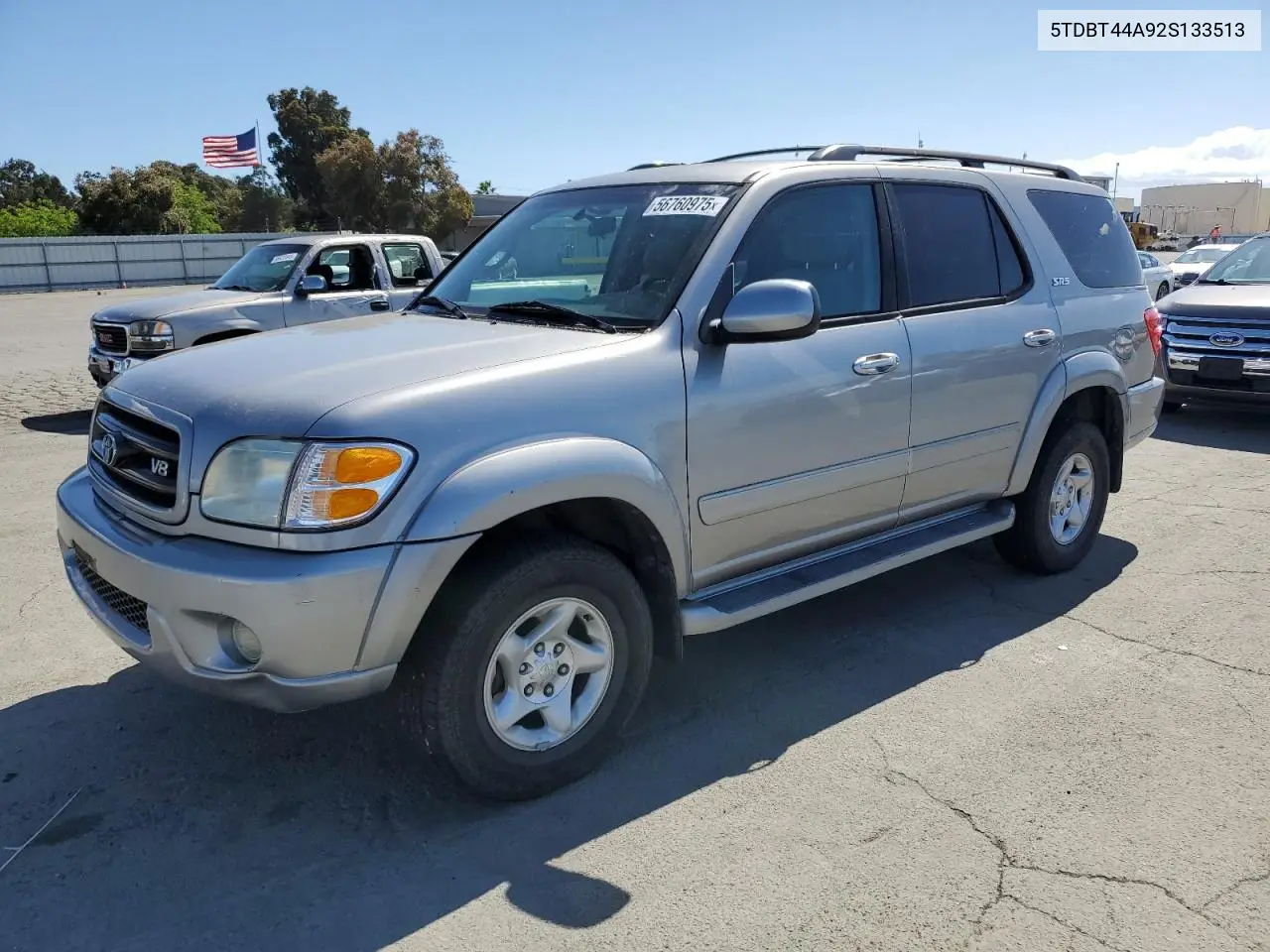 2002 Toyota Sequoia Sr5 VIN: 5TDBT44A92S133513 Lot: 56760975