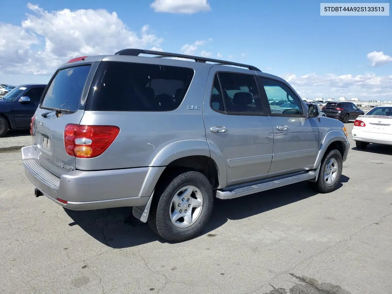 2002 Toyota Sequoia Sr5 VIN: 5TDBT44A92S133513 Lot: 56760975
