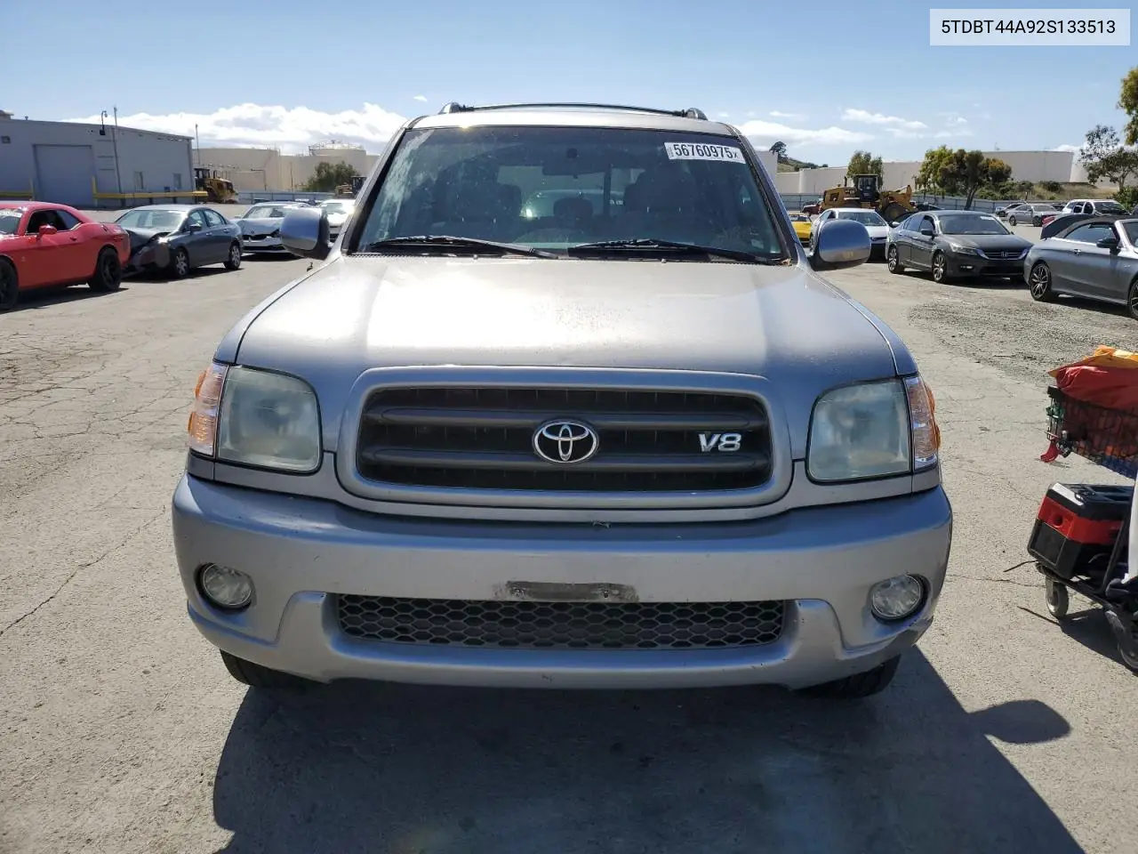 2002 Toyota Sequoia Sr5 VIN: 5TDBT44A92S133513 Lot: 56760975