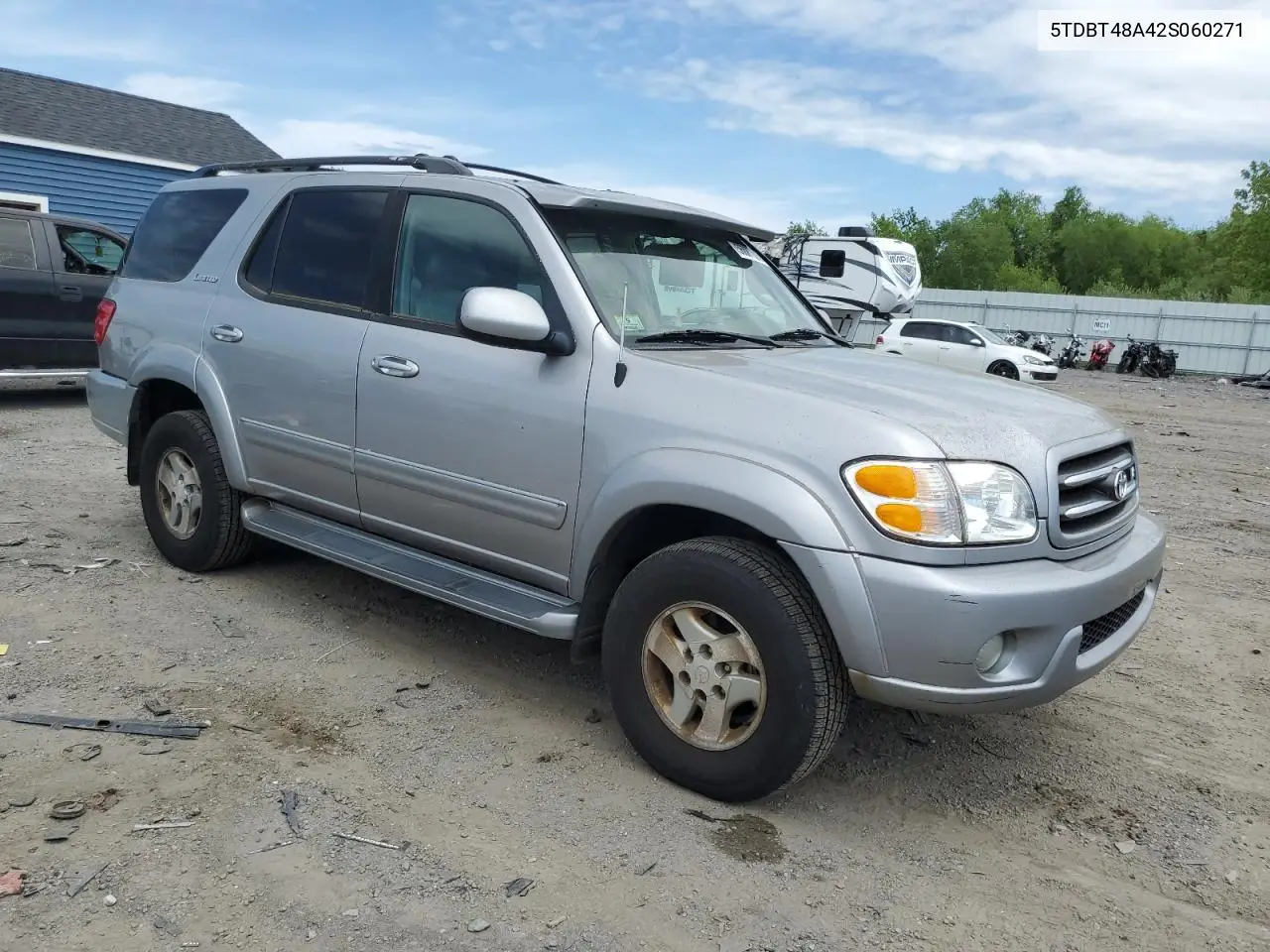 2002 Toyota Sequoia Limited VIN: 5TDBT48A42S060271 Lot: 56887805