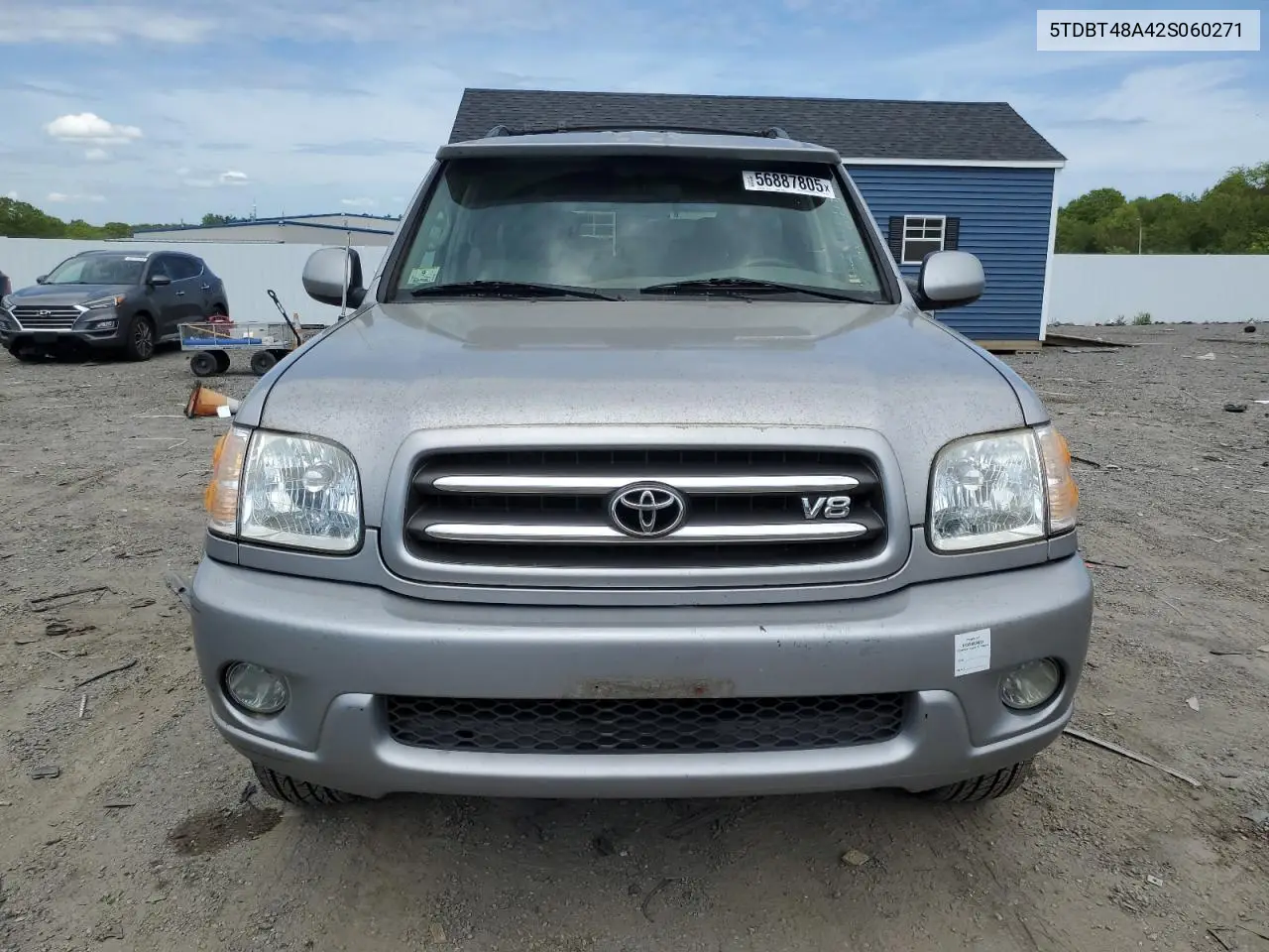 2002 Toyota Sequoia Limited VIN: 5TDBT48A42S060271 Lot: 56887805