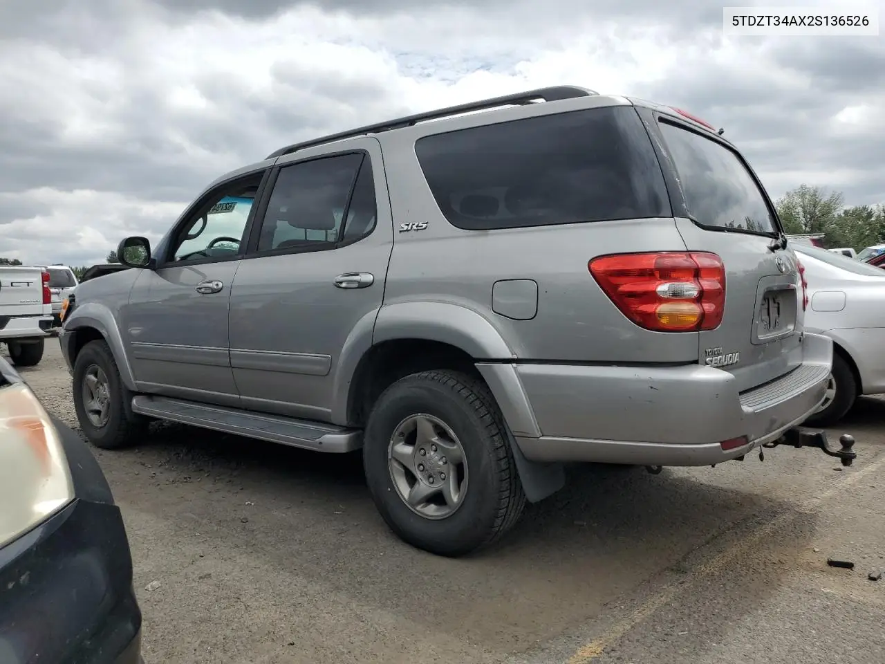 2002 Toyota Sequoia Sr5 VIN: 5TDZT34AX2S136526 Lot: 62794135