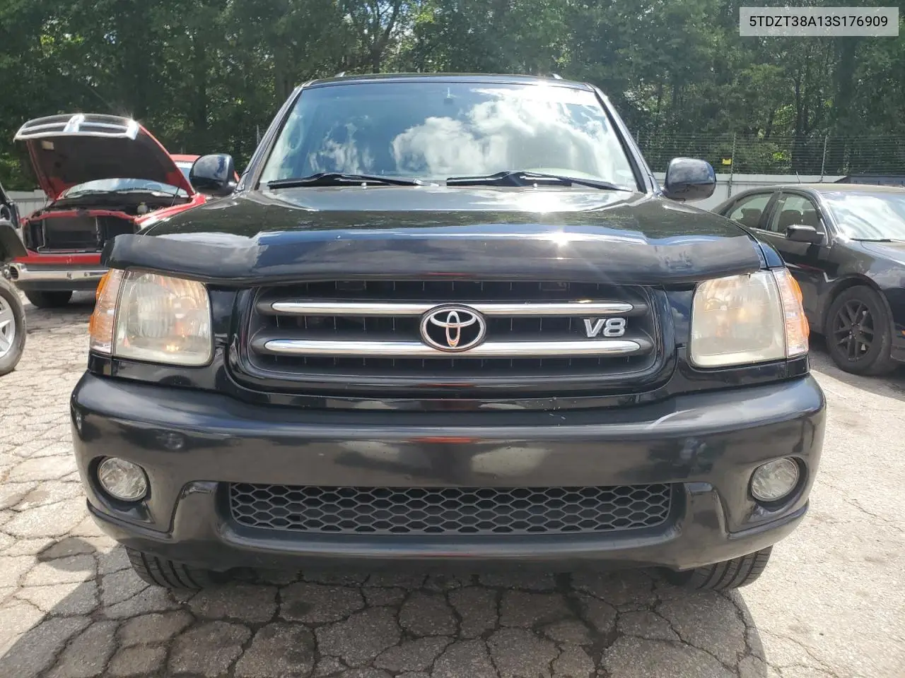 2003 Toyota Sequoia Limited VIN: 5TDZT38A13S176909 Lot: 55224585