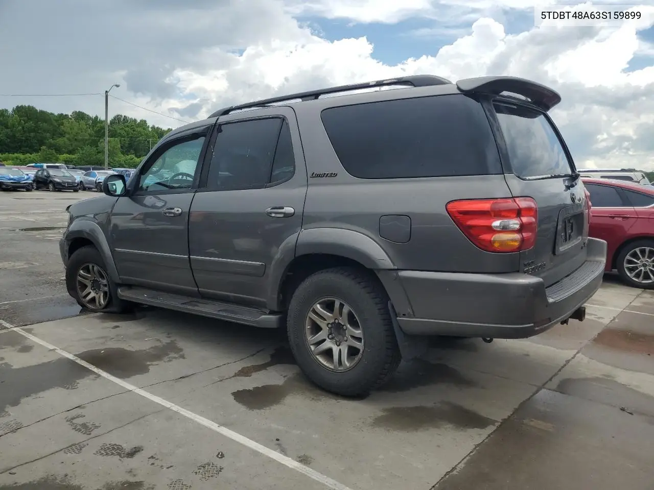 2003 Toyota Sequoia Limited VIN: 5TDBT48A63S159899 Lot: 56359765