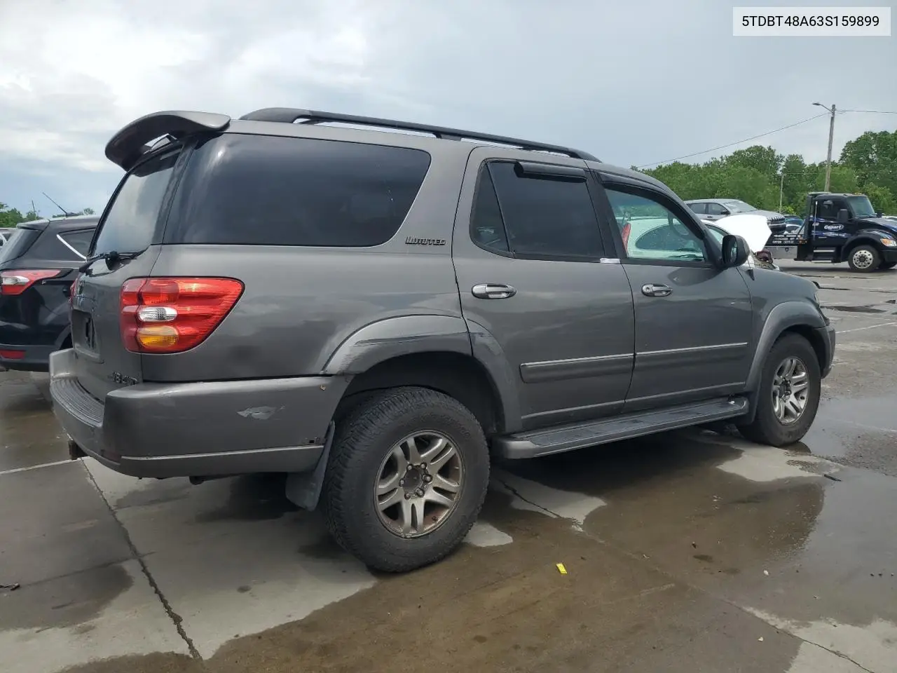 2003 Toyota Sequoia Limited VIN: 5TDBT48A63S159899 Lot: 56359765
