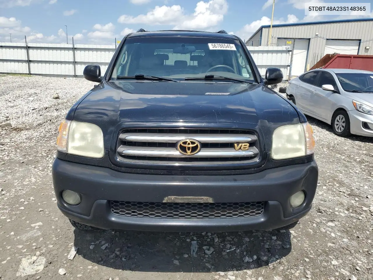 2003 Toyota Sequoia Limited VIN: 5TDBT48A23S148365 Lot: 56786545