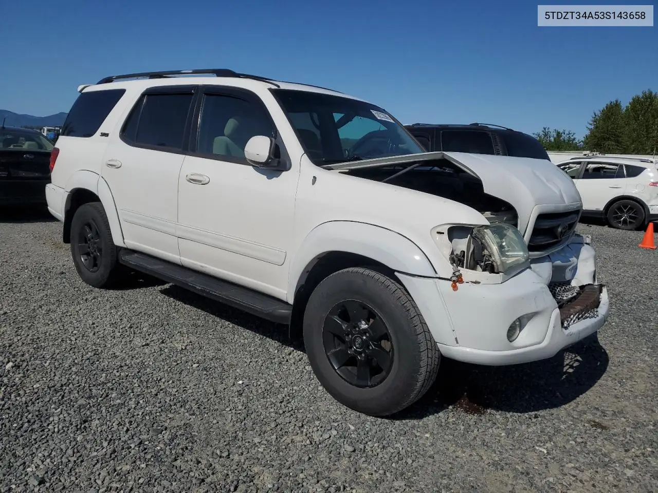 2003 Toyota Sequoia Sr5 VIN: 5TDZT34A53S143658 Lot: 59222965