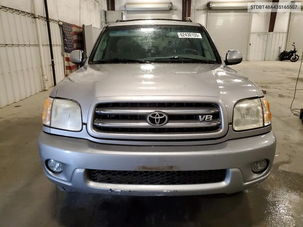 2003 Toyota Sequoia Limited VIN: 5TDBT48A43S165507 Lot: 62430155