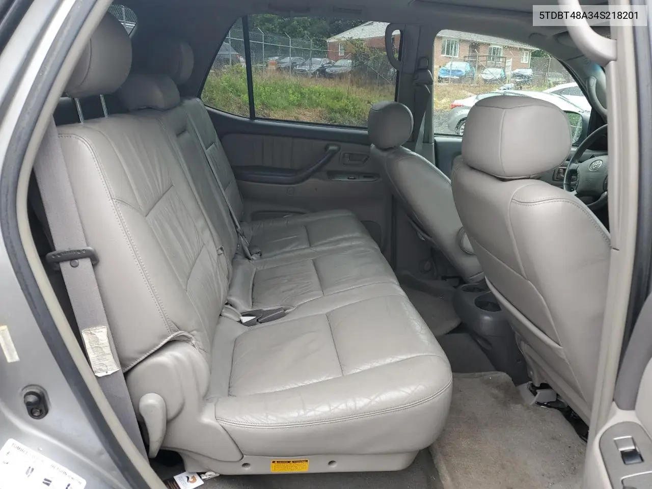 2004 Toyota Sequoia Limited VIN: 5TDBT48A34S218201 Lot: 56165805