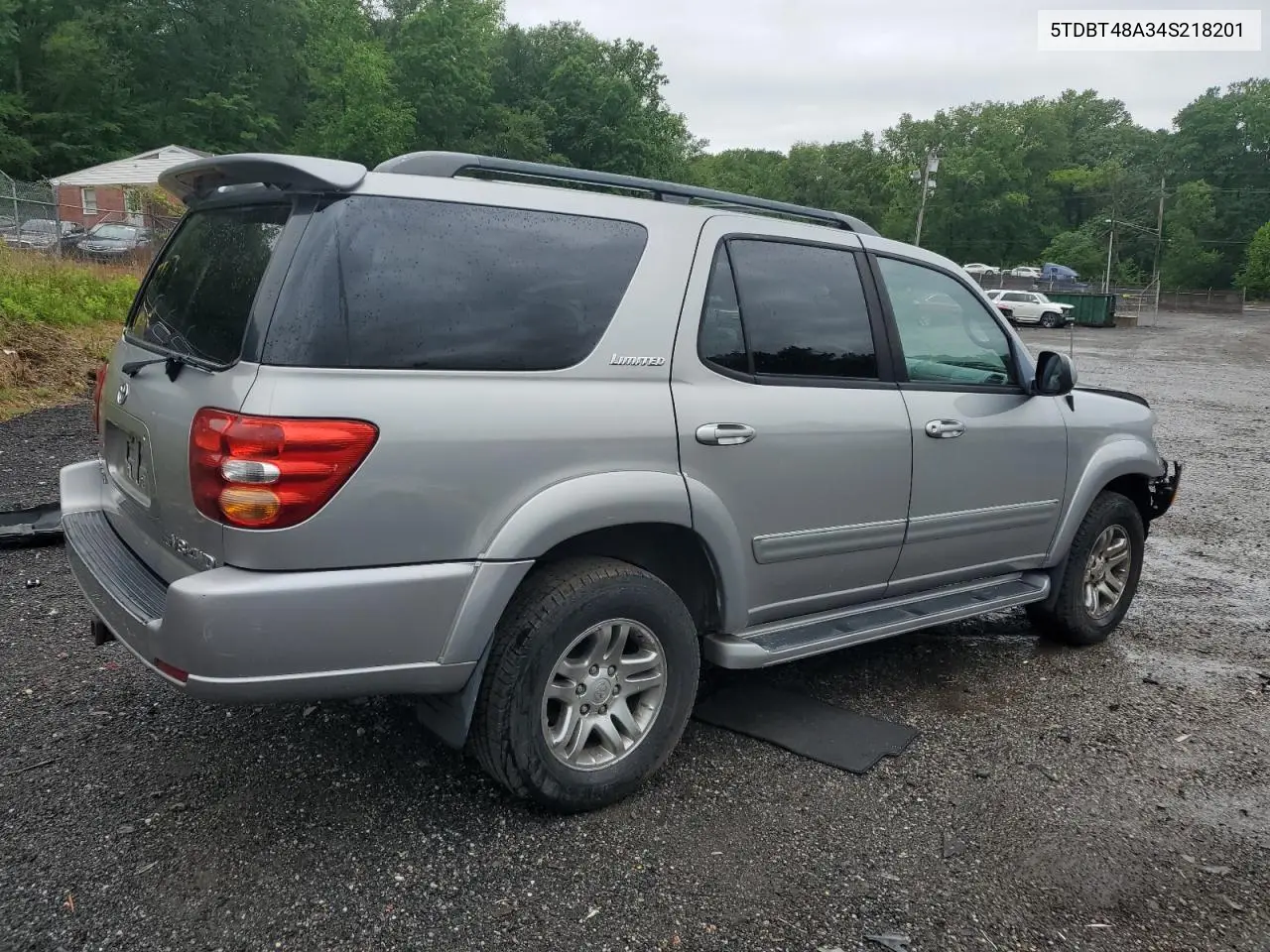 2004 Toyota Sequoia Limited VIN: 5TDBT48A34S218201 Lot: 56165805