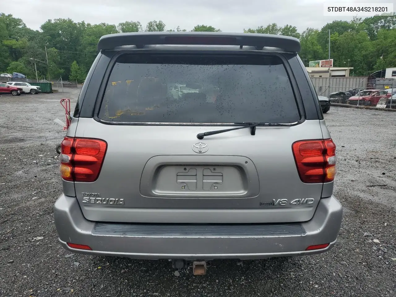 2004 Toyota Sequoia Limited VIN: 5TDBT48A34S218201 Lot: 56165805