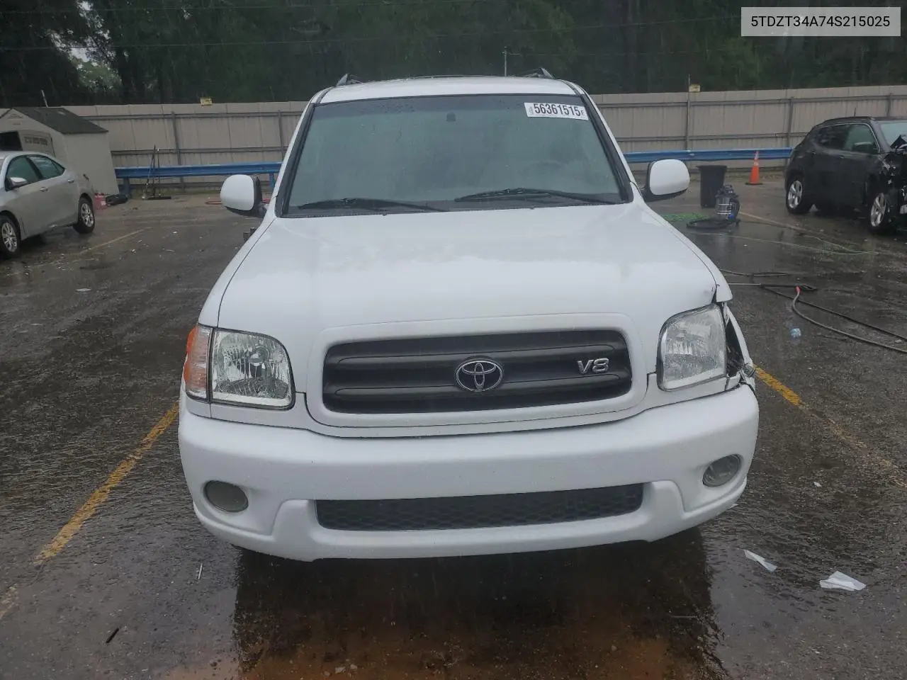 2004 Toyota Sequoia Sr5 VIN: 5TDZT34A74S215025 Lot: 56361515