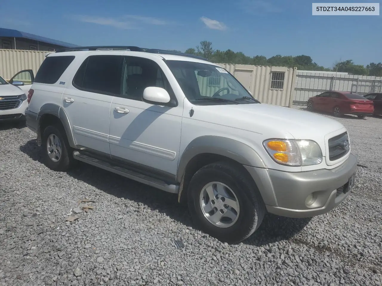 2004 Toyota Sequoia Sr5 VIN: 5TDZT34A04S227663 Lot: 56754905