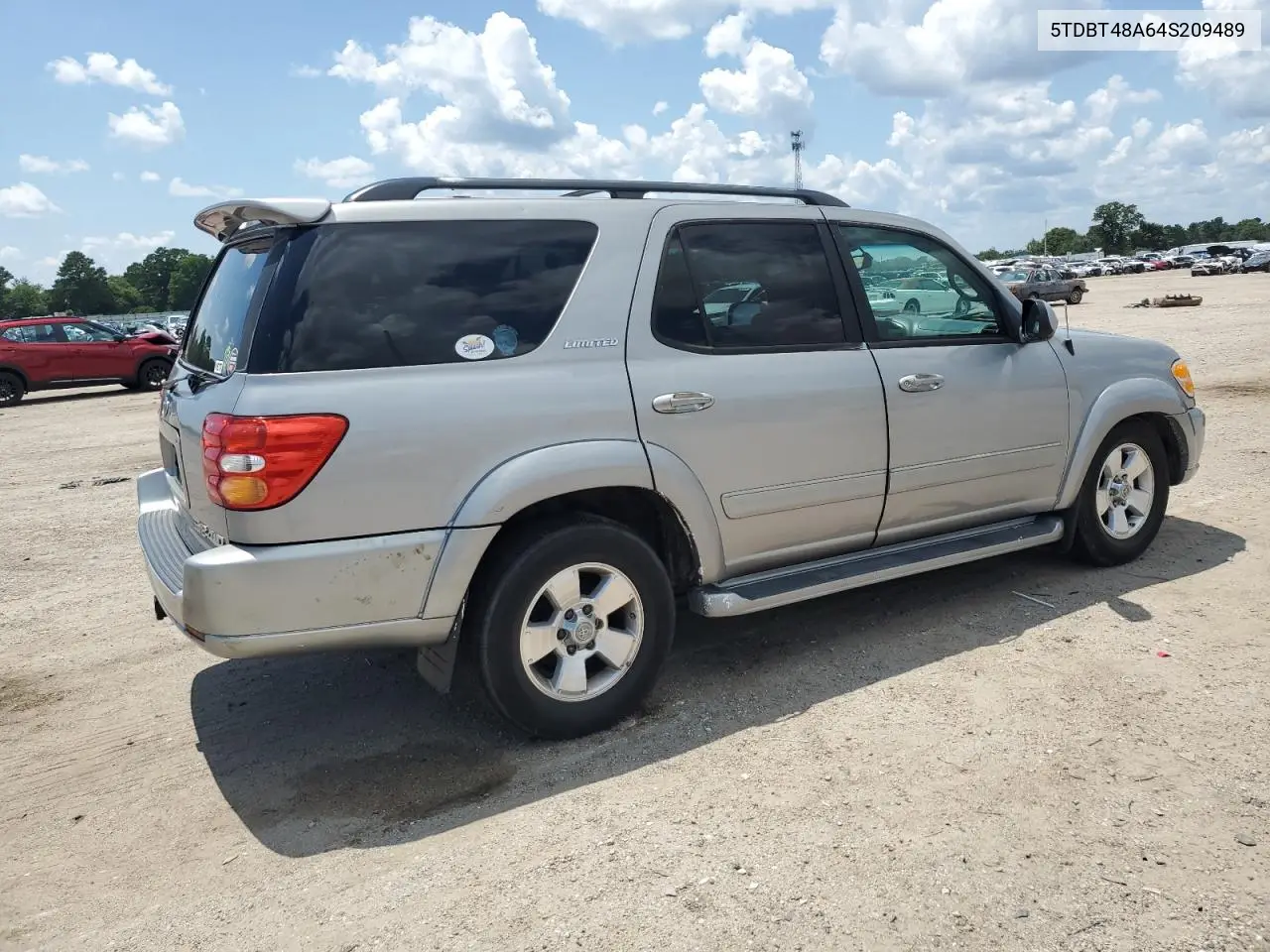 2004 Toyota Sequoia Limited VIN: 5TDBT48A64S209489 Lot: 62002265