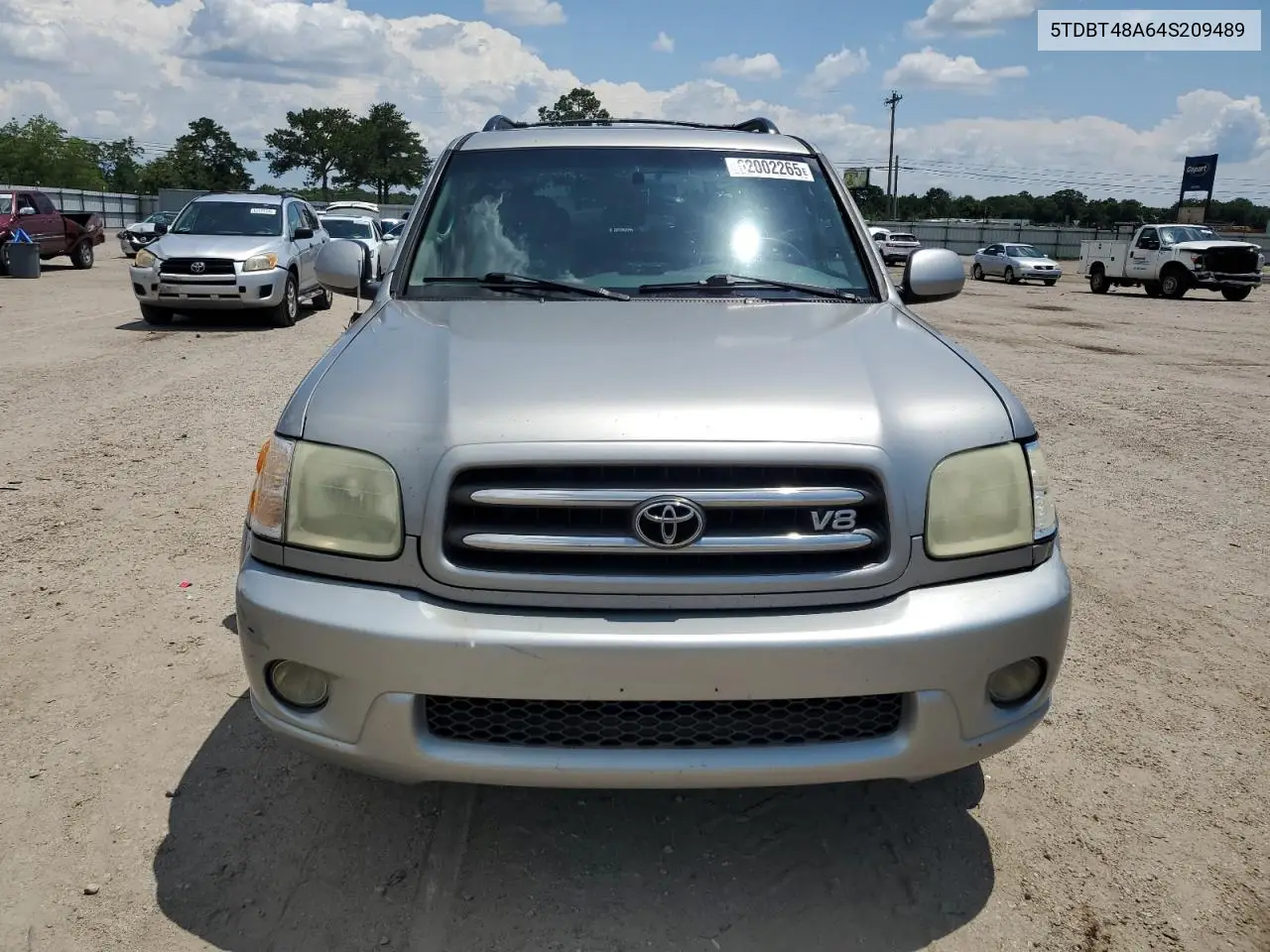 2004 Toyota Sequoia Limited VIN: 5TDBT48A64S209489 Lot: 62002265