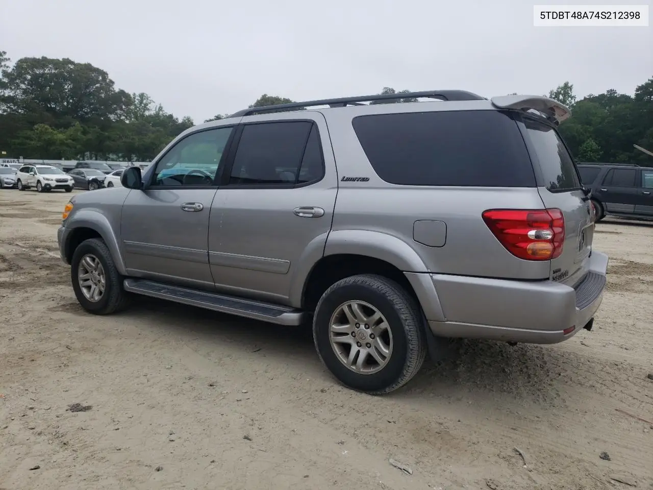 2004 Toyota Sequoia Limited VIN: 5TDBT48A74S212398 Lot: 62910745
