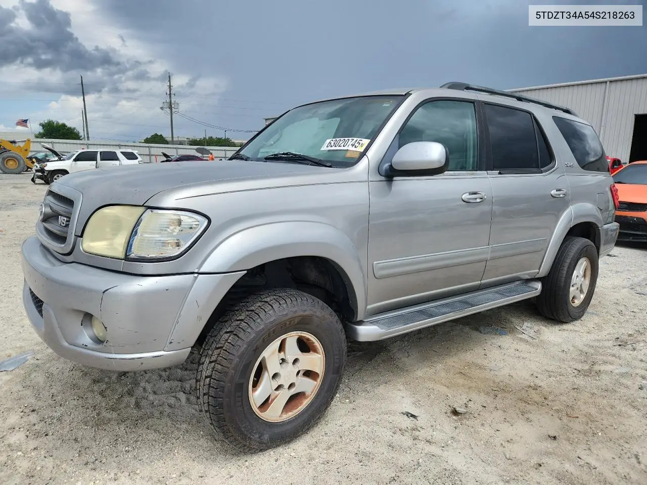 2004 Toyota Sequoia Sr5 VIN: 5TDZT34A54S218263 Lot: 63020745