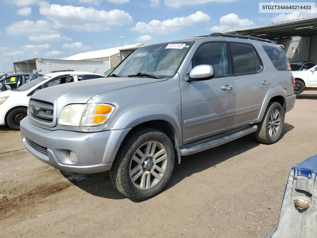 2004 Toyota Sequoia Sr5 VIN: 5TDZT34A64S214433 Lot: 63117105