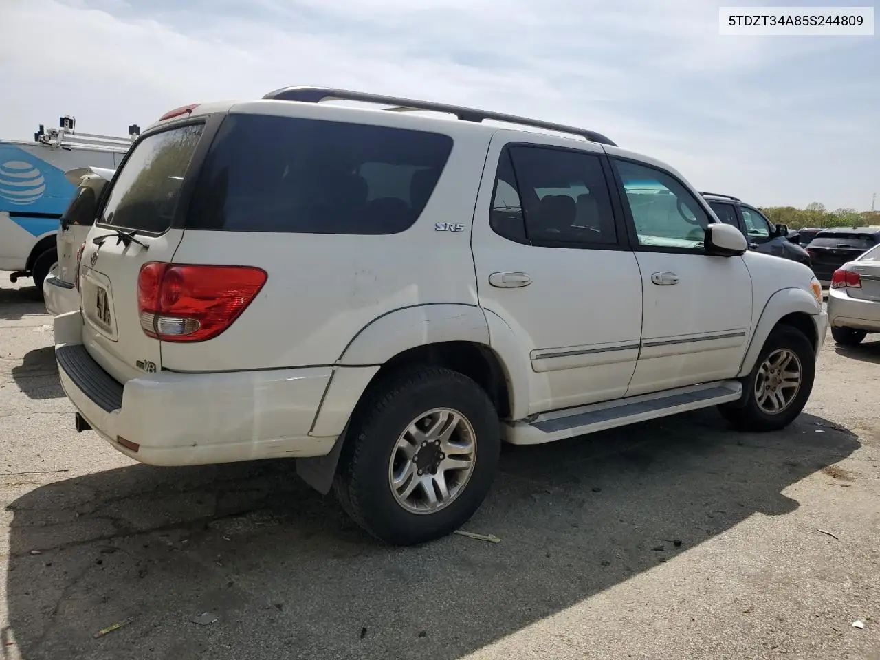 2005 Toyota Sequoia Sr5 VIN: 5TDZT34A85S244809 Lot: 51212095