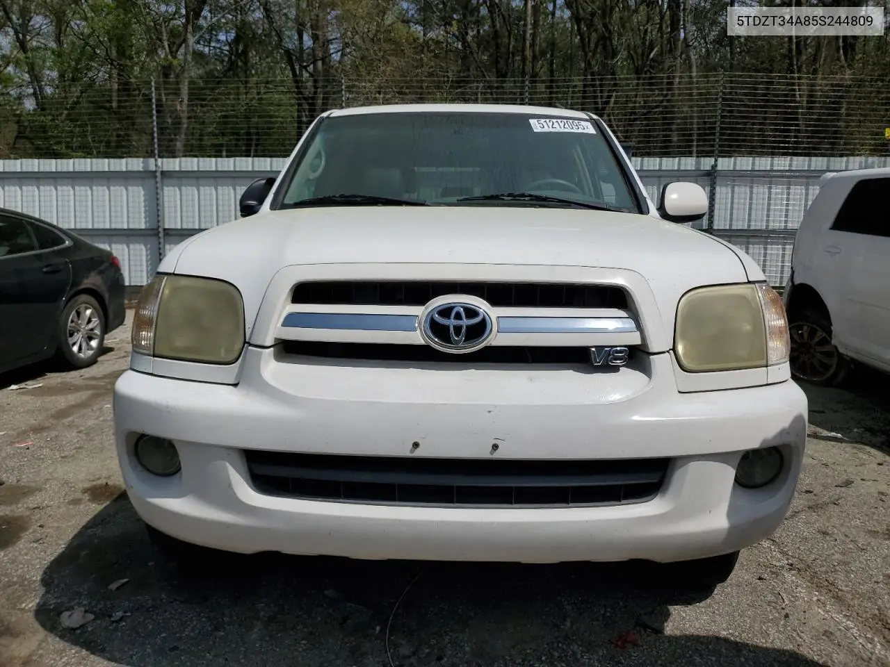 2005 Toyota Sequoia Sr5 VIN: 5TDZT34A85S244809 Lot: 51212095